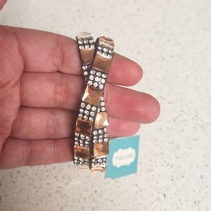 Maurices NWT Cross Wrap Bracelet